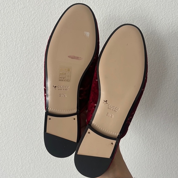 NIB GUCCI Princetown GG Logo Loafer Horsebit Slipper Mule Flat 36.5 - Picture 8 of 10